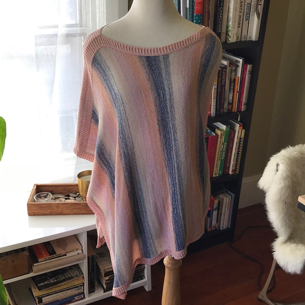 Pink/Rose Anthropologie Moth Shawl